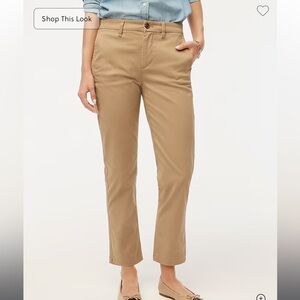 J. Crew High-rise girlfriend chino pant